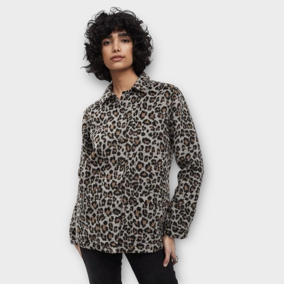 NWOT French Dressing Lightweight Leopard Print Jacket - Picture 1 of 16